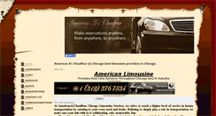 Desktop Screenshot of americana1chauffeur.com