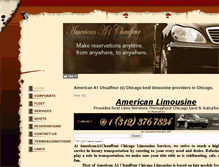 Tablet Screenshot of americana1chauffeur.com